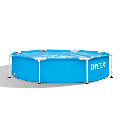 Intex 8 X 20 Rust Resistant Durable Steel Metal Frame Swimming Pool (Open Box) • $55.21