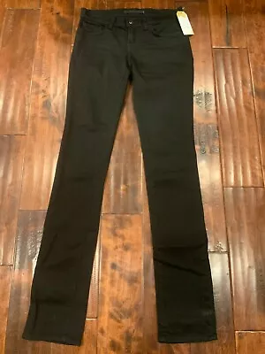 J Brand  Jett  Black Slim Straight Leg Jeans Size 25 • $23.25