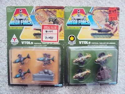$15.99 • Buy 2 Packs Vintage Kenner Mega Force (V-Rocs & Triax) VTOLs, On Card 1989