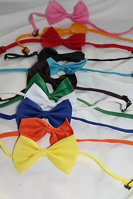 Cute  Satin  Bow Tie For Fancy Dresspet Child Or Adult. BN • £4.99