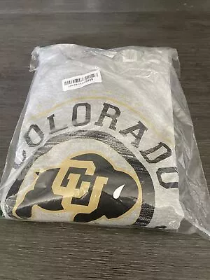 NEW Vtg Looking Sz M Colorado Buffaloes Gray Sweatshirt CU Team Sports 🏈 • $12.95