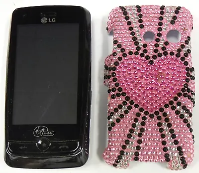 LG Rumor Touch VM510 - Black ( Virgin Mobile ) Cellular Keyboard Phone • $21.24