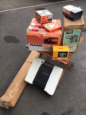 £20 • Buy Bundle Of Old Projectors/ Screen/ Camera/ Film Etc