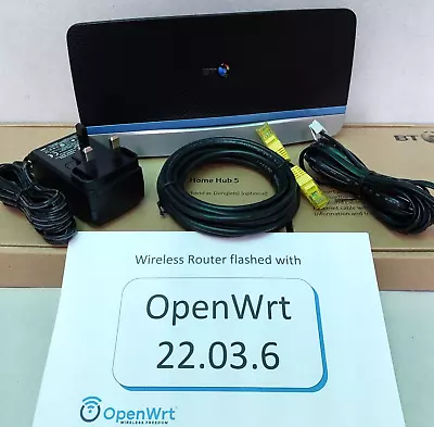OpenWrt On BT Home Hub 5 Type A VDSL WiFi Router • £29.45