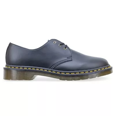 Dr Martens 1461 Vegan Womens Shoes Black Unisex RRP$260 3-Eye New School Casual • $139.99