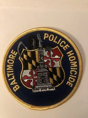 Maryland  Police  -  Baltimore Homicide  Police  MD Police Patch • $5.50