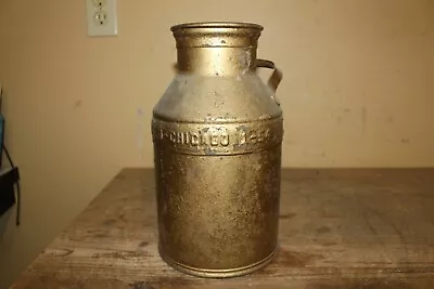 Vintage 1954 Bowman Dairy Co. Chicago 1 Gallon Metal Milk Cream Can Farm Sign • $75