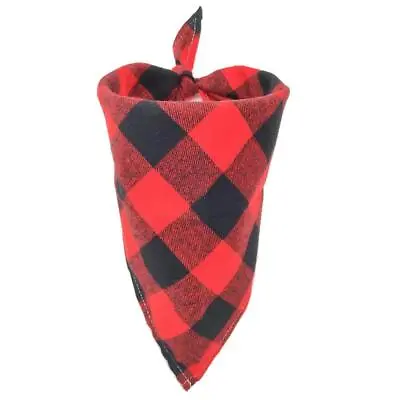 Tartan Dog Bandana Over On Neckerchief Gift UK Cat Rabbit Pet  Neck Scarf NEW • £3.45