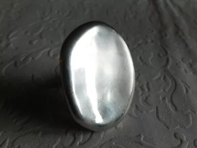 Vintage David Varsano Sterling Silver Giant Modernistic Mushroom Ring Size 7.5 • $89