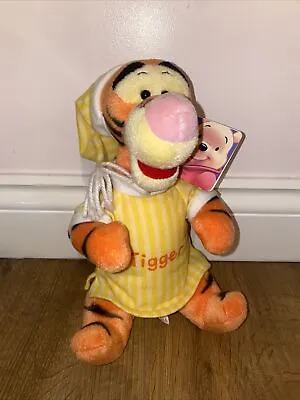 £4.95 • Buy Yellow Sleep Tigger Winnie The Pooh Disney Soft Toy With Tags