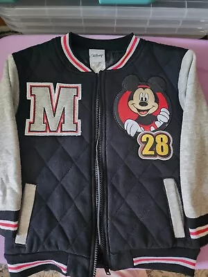 Disney Mickey Mouse Letterman Jacket Size 5T • $15