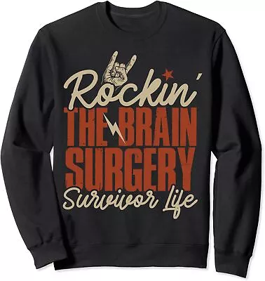 Brain Surgery Survivor Head Injury Tumor Cancer Unisex Crewneck Sweatshirt • $26.99