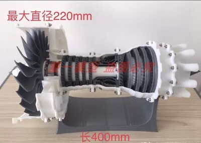 3D Printed Mechi Mini Aero Turbofan Engineman Aircraft Engine Model Kits • $113.95