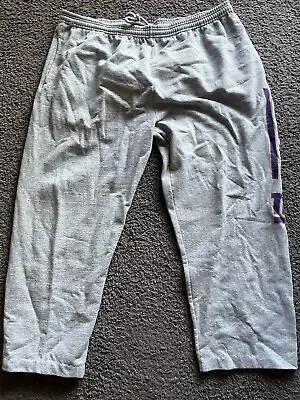 NFL NY Giants Fleece Jogging Pants Drawstring Waist Men's Size 2XL Gray • $8.45