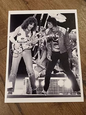 EDDIE VAN HALEN Art Print Photo 8  X 10  Vintage Poster MICHAEL JACKSON Live • $8.99