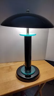 Vintage 80s 90s Memphis Design Post Mid Century Modern Mushroom Touch Lamp • $75