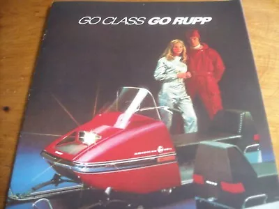 1972 Vintage RUPP Snowmobile Brochure NITRO • $18.17