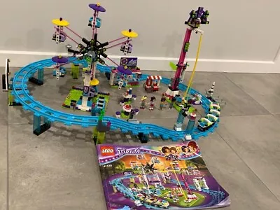 Lego Friends 41130 : Roller Coaster Amusement Park Ride In  Used Condition • $98