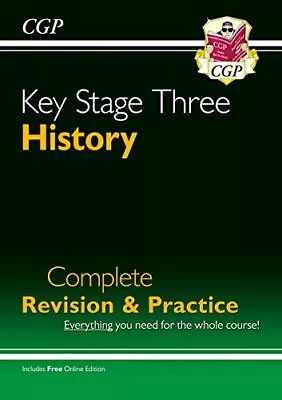 KS3 History Complete Study & Practice (with Online Edi... By CGP Books Paperback • £4.99