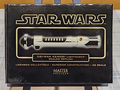 Master Replicas Obi-Wan Kenobi Lightsaber .45 Scaled Ep.II : Attack Clones SW301 • $83.60