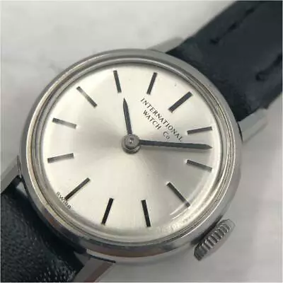 IWC 4110 Hand-Winding Silver Dial SS 20mm Women's Wristwatch Authentic Vintage • $289.30