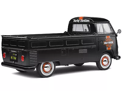 1950 Volkswagen T1 Custom Pickup Truck Matt Black W Orange Stripes Harley Davids • $88.80