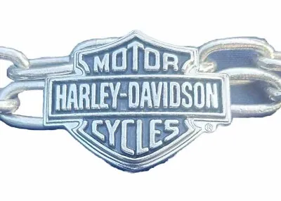 Vintage 1995 Metal Chain Harley Davidson Hip Belt With Belt Buckle • $60