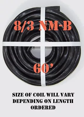 8/3 NM-B X 60' Southwire  Romex®  Electrical Cable • $148.72