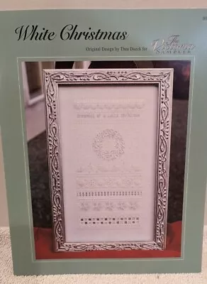 Cross Stitch Pattern  White Christmas  By Thea Dueck The Victoria Sampler  • $10