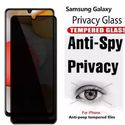 Privacy Glass Screen Protector For Samsung A42 A23 A13 A20s A04 A04s A32 5G A02 • £3.99