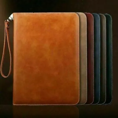 Genuine Luxury Leather Case Cover For Apple IPad 9th 8th 7th Generation 10.2'' • £10.95