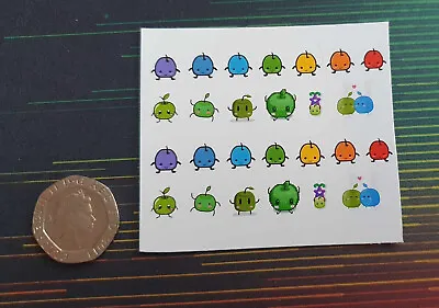 Cute Stardew Valley Game Junimo Kawaii Nail Art Water Decals • £2.75