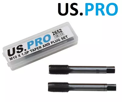 £5.99 • Buy US PRO M10 X 1.0P  Fine Pitch Tap Taper & Plug Set