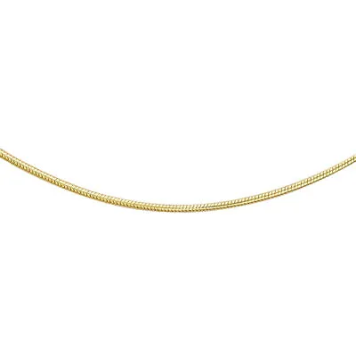 HATTON GARDEN 9ct Gold Snake Chain Size 16 Inches With Clasp Metal Wt. 1.6 Gms • £170.99