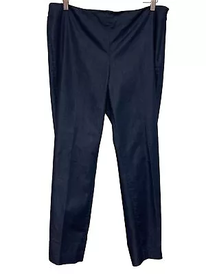 Vince Camuto Blue Denim Dress Pants Trousers Women's Size 12 • $26.99