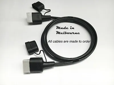 2m 50 Amp Anderson Plug Extension Lead 6mm Twin Core Cable With Dust Cover • $35