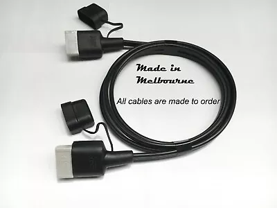 3m 50 Amp Anderson Plug Extension Lead 6mm Twin Core Cable With Dust Cover • $38