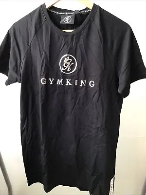 GYM KING Medium Black Unisex T-shirt £19 Last One !!! • £19