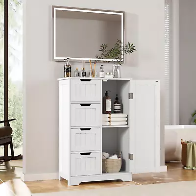 Bathroom Storage Cabinet Small Kitchen Pantry Storage Cabinet With Drawers Pan • $129.99