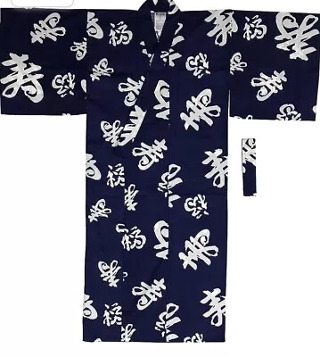 Mens Yukata With An Obi Belt  Kotobuki Bl Large • £70