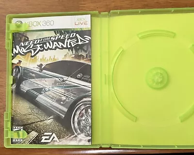 Need For Speed: Most Wanted (Xbox 360 2005) Case And Manual Only!!! No Disc!!!! • $9.99