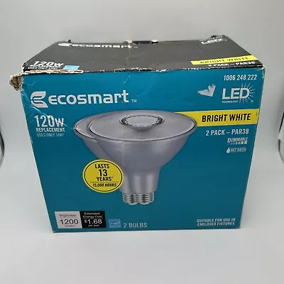 EcoSmart 120-Watt Equivalent Dimmable Flood LED PAR38 A20PR38120WES32 • $20.99