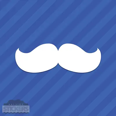 Mustache Vinyl Decal Sticker • $7.99