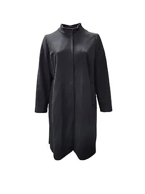Marina Rinaldi Women's Black Oggi Button Closure Coat Size 20W/29 NWT • $93.75