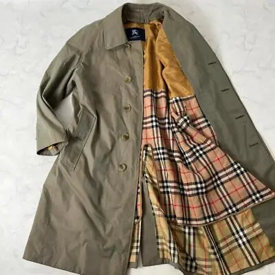 Burberry Trench Coat With Liner Iridescent Nova Check Size M • $310.51