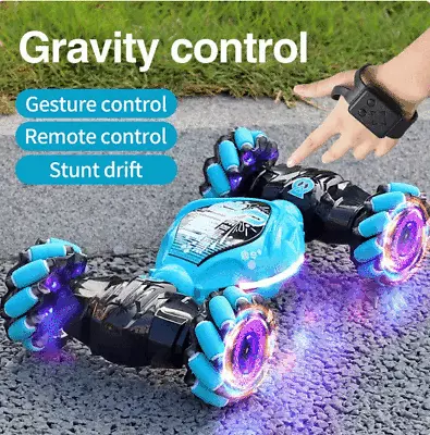1:16 Stunt RC Car LED Gesture Twist Climbing - Electronic Toy For Kids • £26.99