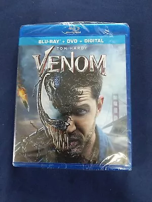 Venom (Blu-ray DVD Digital 2018) *New* Still In Wrapper  • $4