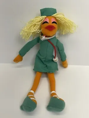 Muppets Nurse Janice Plush Doll Scrubs Stethoscope Sababa Electric Mayhem 8 Inch • $29.99