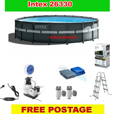 Intex 26330 Ultra XTR Frame Round Above Ground Swimming Pool 18ft X 52    Set 1  • £1962.20