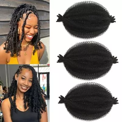 8 Inch Springy Afro Twist Hair Marley Twist Braiding 8 Inch (Pack Of 3) 1B# • $12.02